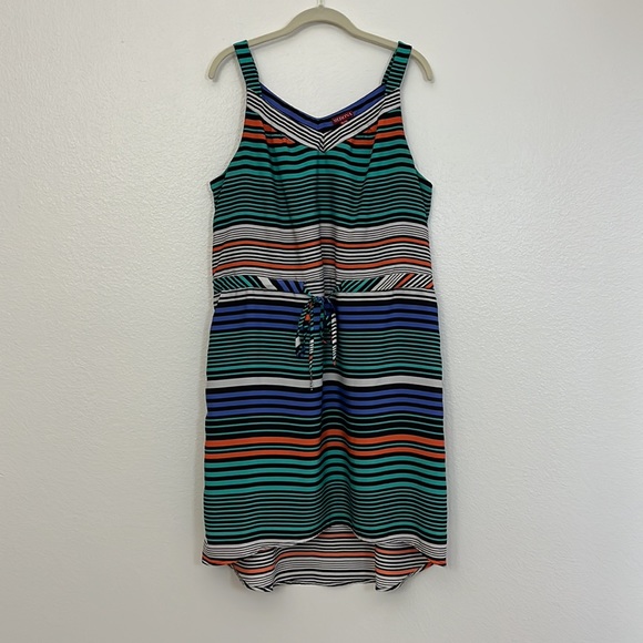 Merona woman’s multicolored striped dress XL - Picture 3 of 12